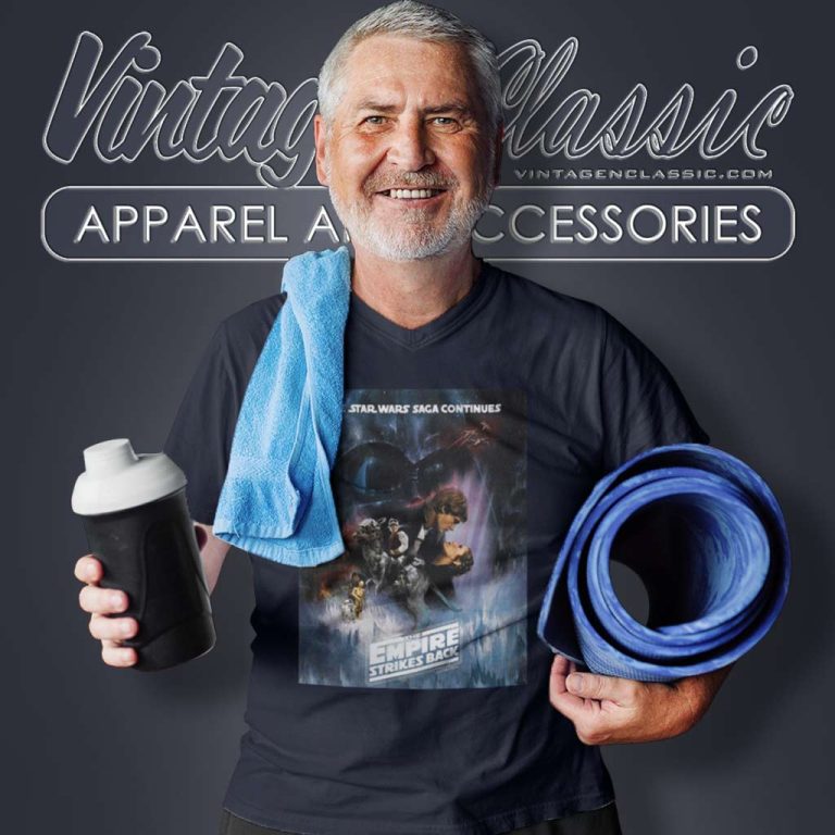 Star Wars The Empire Strikes Back Poster V Neck TShirt Star Wars The Empire Strikes Back Poster V Neck TShirt