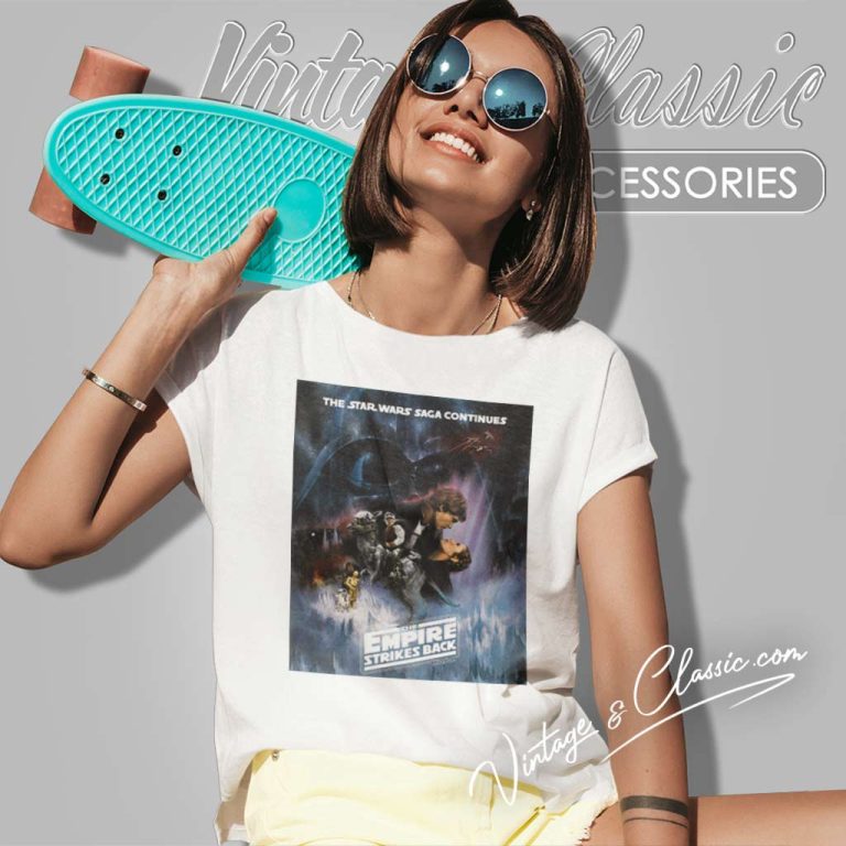 Star Wars The Empire Strikes Back Poster Women TShirt Star Wars The Empire Strikes Back Poster Women TShirt