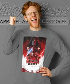 Star Wars The Last Jedi Movie Poster Long Sleeve Tee