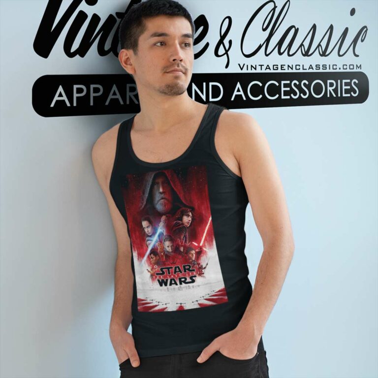 Star Wars The Last Jedi Movie Poster Tank Top Racerback Star Wars The Last Jedi Movie Poster Tank Top Racerback