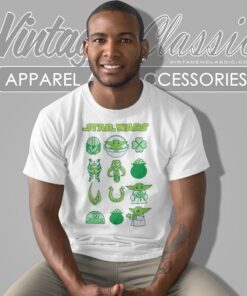 The Mandalorian St Patricks Day Character Chart T Shirt