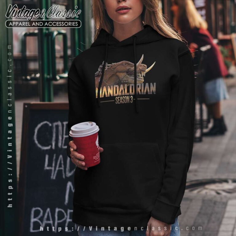 Star Wars The Mandalorian Season 3 Logo Hoodie Star Wars The Mandalorian Season 3 Logo Hoodie