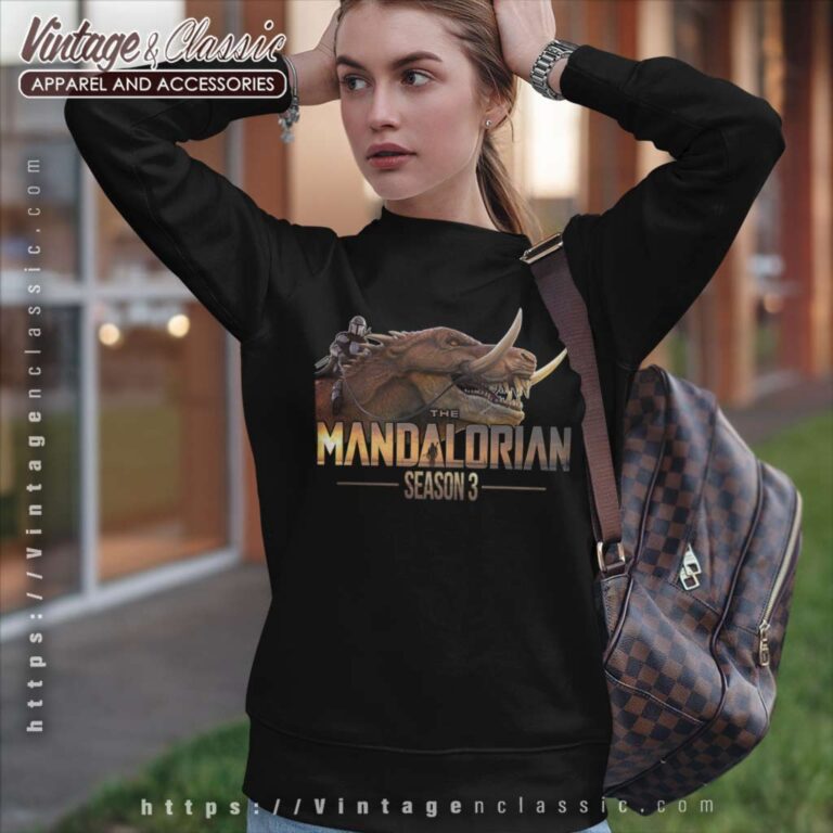 Star Wars The Mandalorian Season 3 Logo Sweatshirt Star Wars The Mandalorian Season 3 Logo Sweatshirt