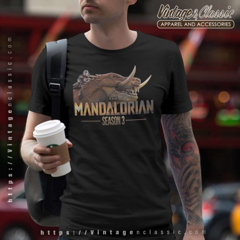 Star Wars The Mandalorian Season 3 Logo T Shirt Star Wars The Mandalorian Season 3 Logo T Shirt