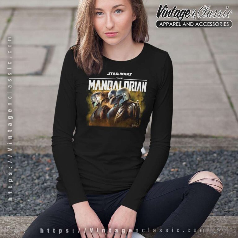 Star Wars The Mandalorian Season 3 New Poster Long Sleeve Tee Star Wars The Mandalorian Season 3 New Poster Long Sleeve Tee