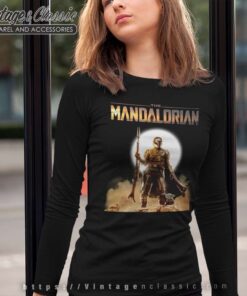 Star Wars The Mandalorian Series Poster Long Sleeve Tee