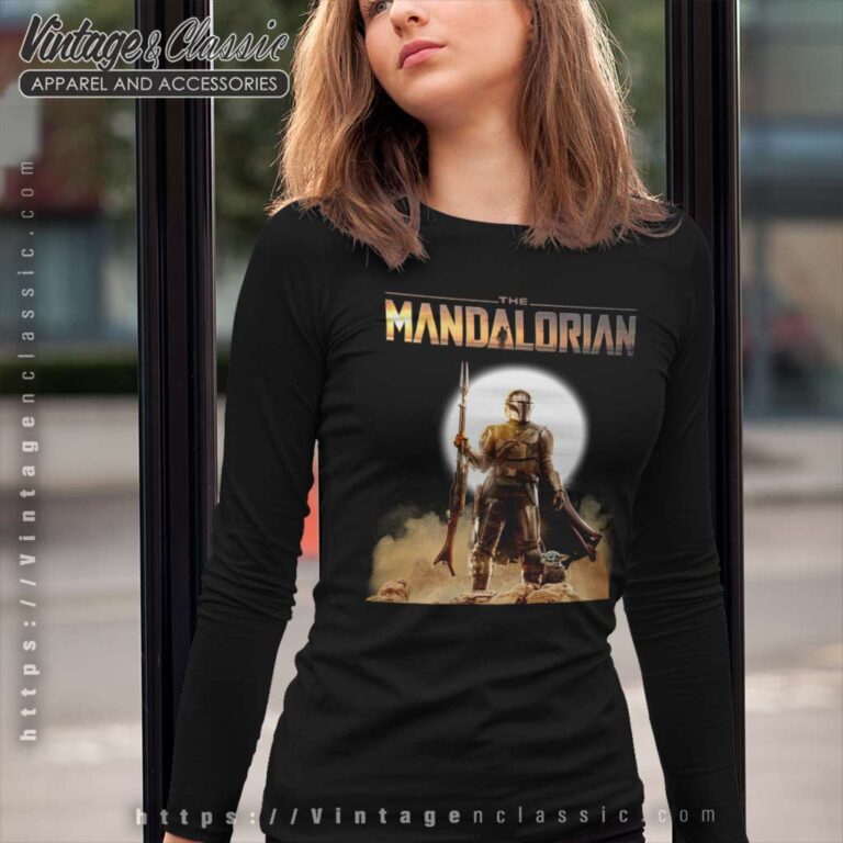 Star Wars The Mandalorian Series Poster Long Sleeve Tee Star Wars The Mandalorian Series Poster Long Sleeve Tee