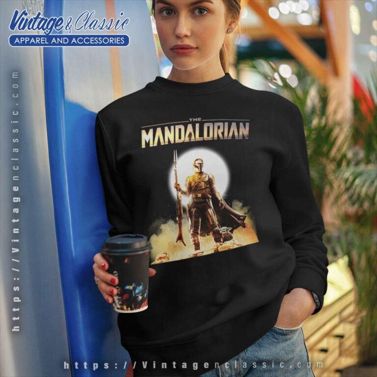 Star Wars The Mandalorian Series Poster Sweatshirt Star Wars The Mandalorian Series Poster Sweatshirt