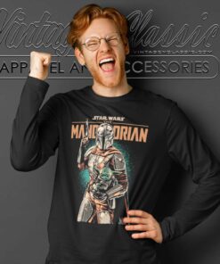 Star Wars Universe The Mandalorian Graphic Long Sleeve Tee