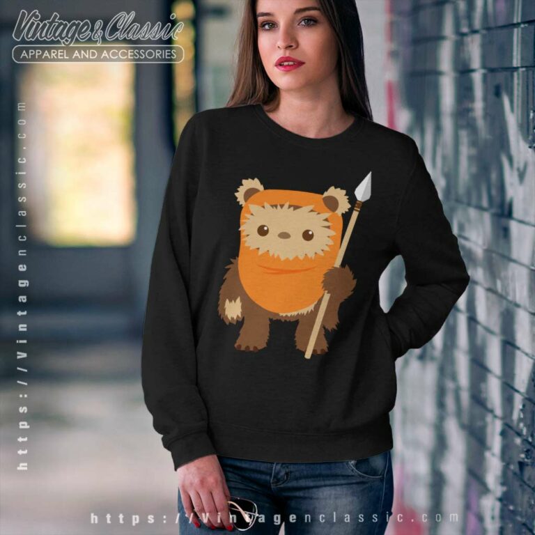 Star Wars Wicket Ewok Cartoon Sweatshirt Star Wars Wicket Ewok Cartoon Sweatshirt