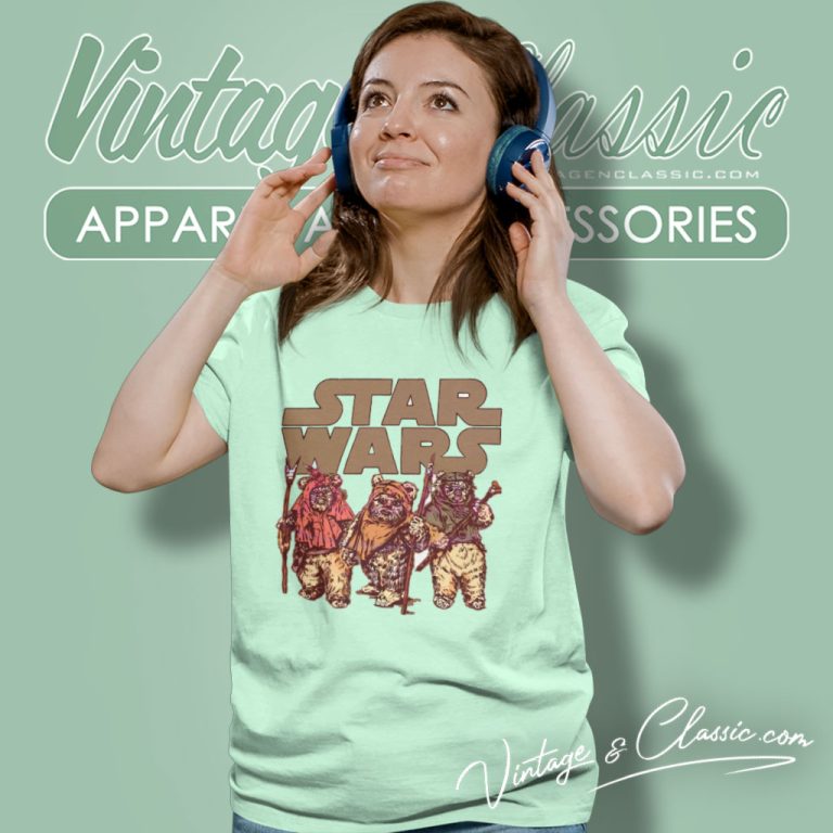 Star Wars Wicket Ewoks Endor Group Women T Shirt Star Wars Wicket Ewoks Endor Group Women T Shirt