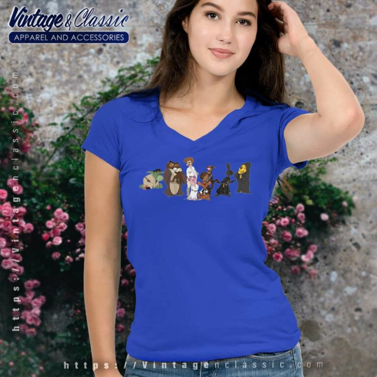 Star Wars Winnie The Pooh V Neck TShirt Star Wars Winnie The Pooh V Neck TShirt