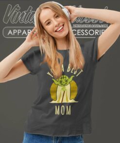 Star Wars Yoda Best Mom Cartoon Women TShirt