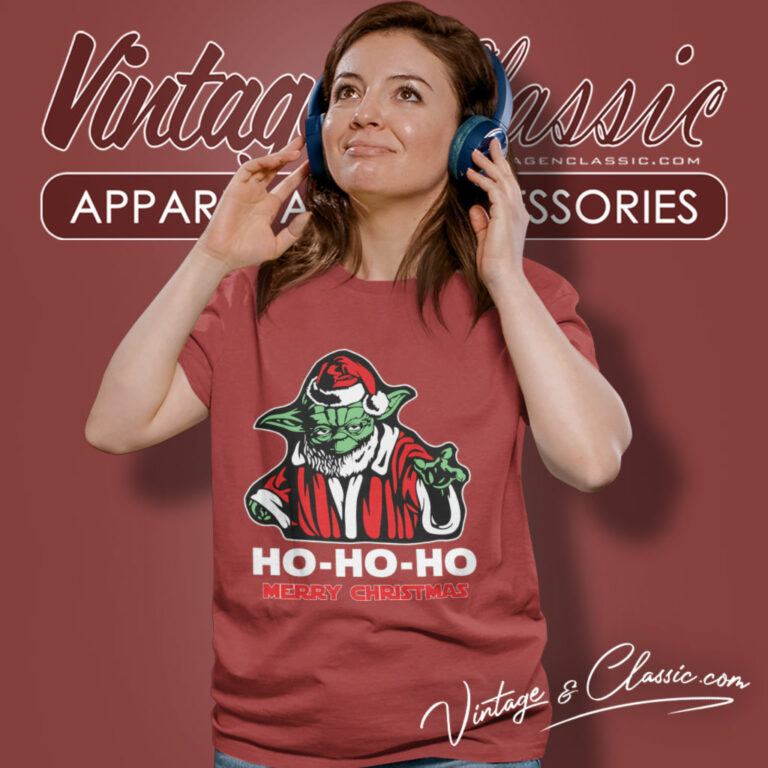 Star Wars Yoda Ho Ho Ho Merry Christmas Women T Shirt Star Wars Yoda Ho Ho Ho Merry Christmas Women T Shirt