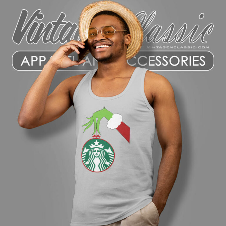 Starbucks Grinch Christmas Tank Top Racerback Starbucks Grinch Christmas Tank Top Racerback