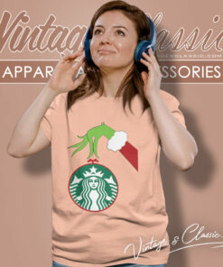 Starbucks Grinch Christmas Women T Shirt