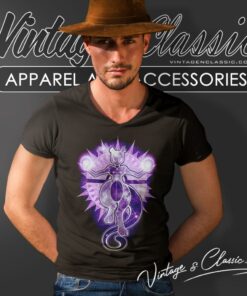 Starry Sky Of Wrath Mewtwo V Neck TShirt