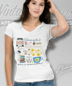 Stars Hollow Shirt Gilmore Girls Lukes Coffee V Neck TShirt