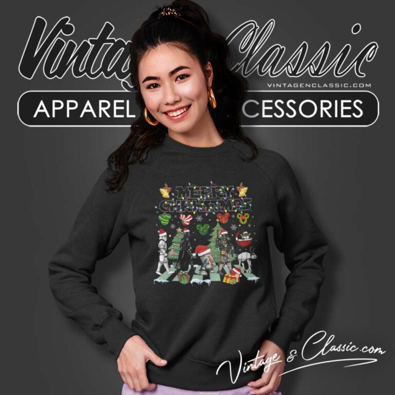 Stars Wars Christmas Light Sweatshirt Stars Wars Christmas Light Sweatshirt