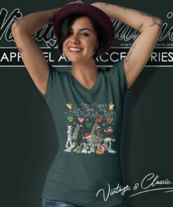 Stars Wars Christmas Light V Neck TShirt