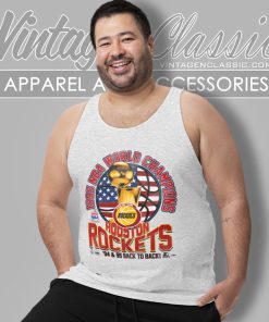 Starter Houston Rockets 1995 World Champions Back To Back Tank Top Racerback