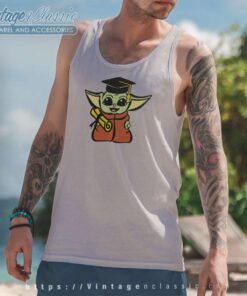 Starwars Baby Yoda Graduation Tank Top Racerback