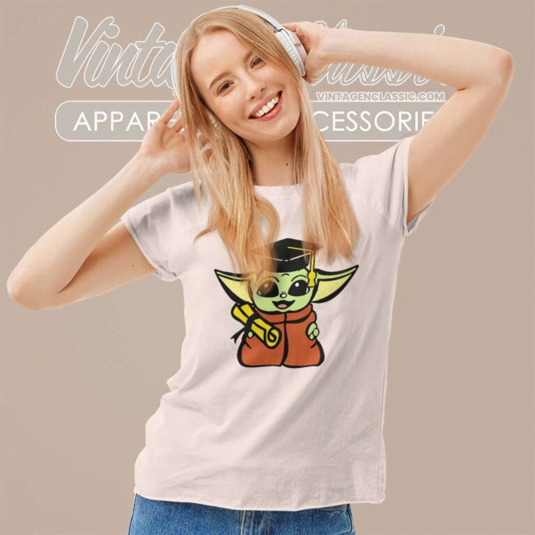 Starwars Baby Yoda Graduation Women TShirt Starwars Baby Yoda Graduation Women TShirt