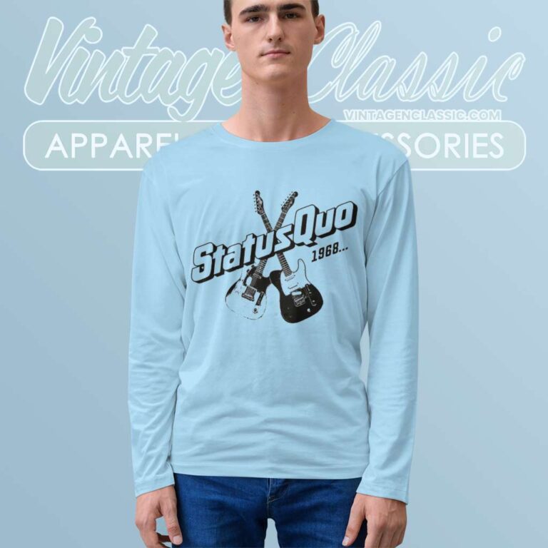 Status Quo 1968 Guitars Long Sleeve Tee Status Quo 1968 Guitars Long Sleeve Tee