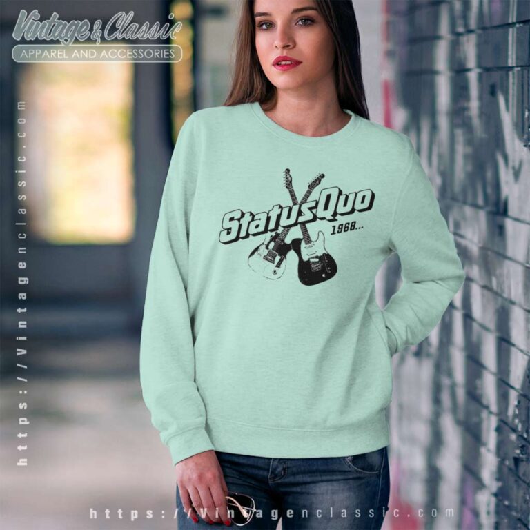 Status Quo 1968 Guitars Sweatshirt Status Quo 1968 Guitars Sweatshirt