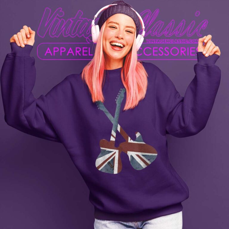 Status Quo Crossed Guitars Filled Silhouette Shirt Sweatshirt Status Quo Crossed Guitars Filled Silhouette Shirt Sweatshirt