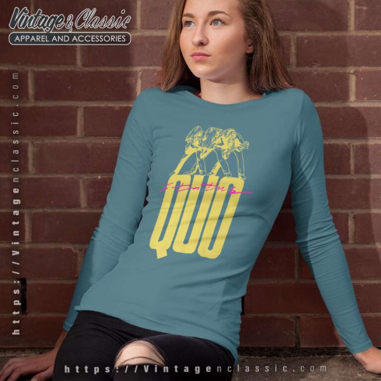 Status Quo Gold Premium Long Sleeve Tee Status Quo Gold Premium Long Sleeve Tee