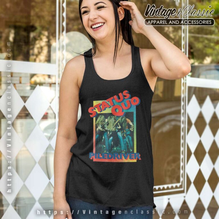 Status Quo Gradient Piledriver Tank Top Racerback Status Quo Gradient Piledriver Tank Top Racerback