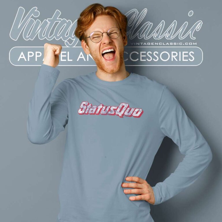 Status Quo Red Logo Long Sleeve Tee Status Quo Red Logo Long Sleeve Tee