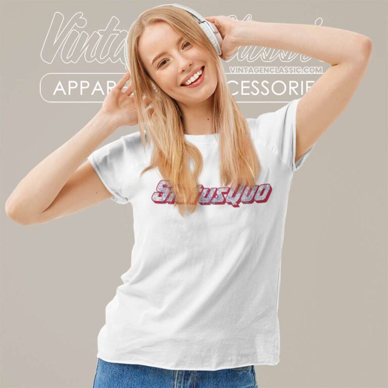 Status Quo Red Logo Women TShirt Status Quo Red Logo Women TShirt