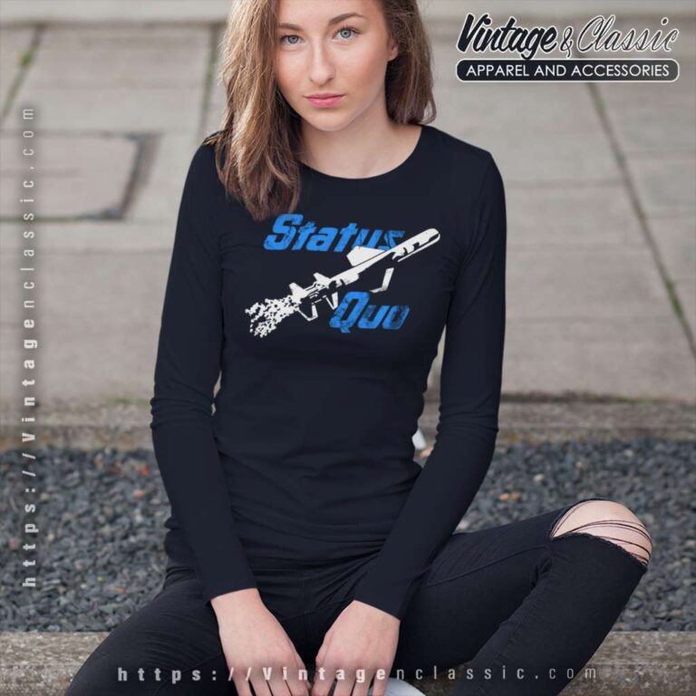 Status Quo Rocket Logo Long Sleeve Tee Status Quo Rocket Logo Long Sleeve Tee