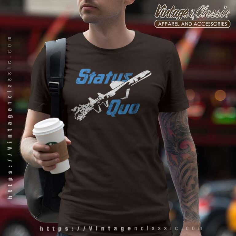 Status Quo Rocket Logo T Shirt Status Quo Rocket Logo T Shirt