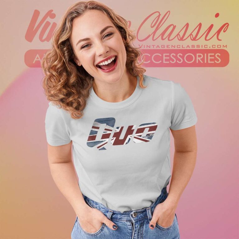 Status Quo Uk Logo Fill Women TShirt 1 Status Quo Uk Logo Fill Women TShirt 1