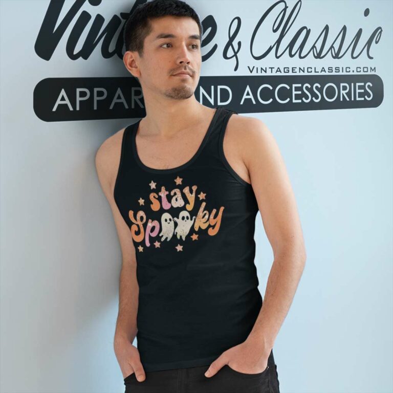 Stay Spooky Basic Halloween Shirt Tank Top Racerback Stay Spooky Basic Halloween Shirt Tank Top Racerback