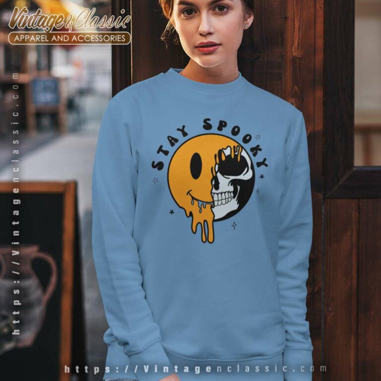 Stay Spooky Smiley Halloween Shirt Sweatshirt Stay Spooky Smiley Halloween Shirt Sweatshirt