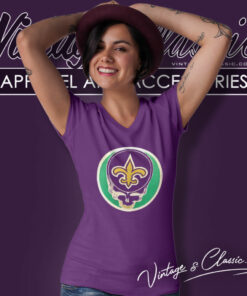 Steal Your Face Grateful Dead Mardi Gras V Neck TShirt