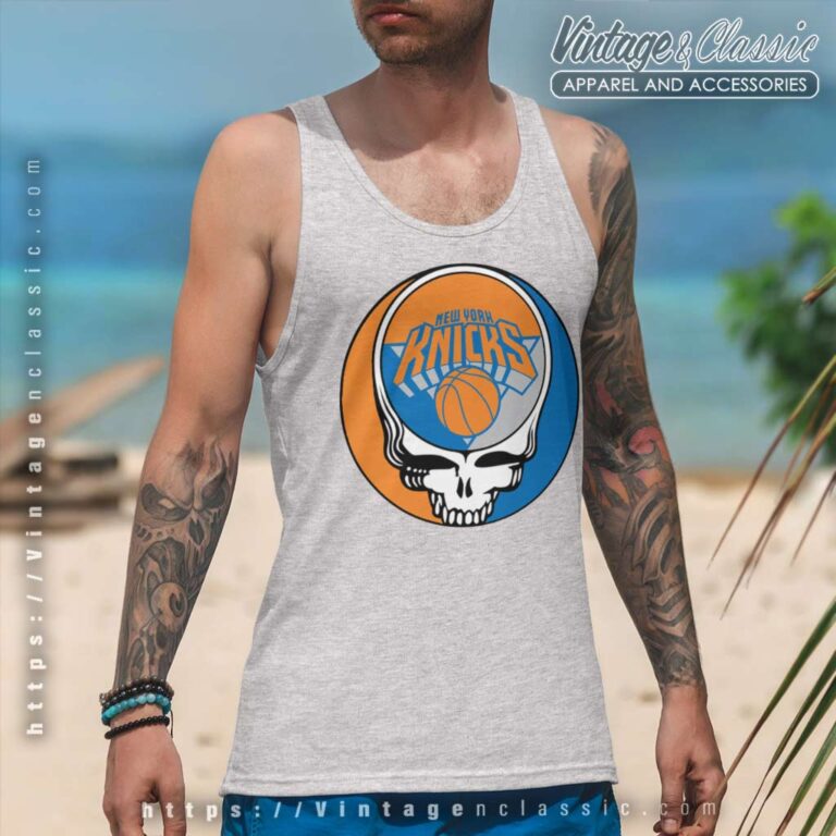 Steal Your Face New York Knicks Tank Top Racerback Steal Your Face New York Knicks Tank Top Racerback