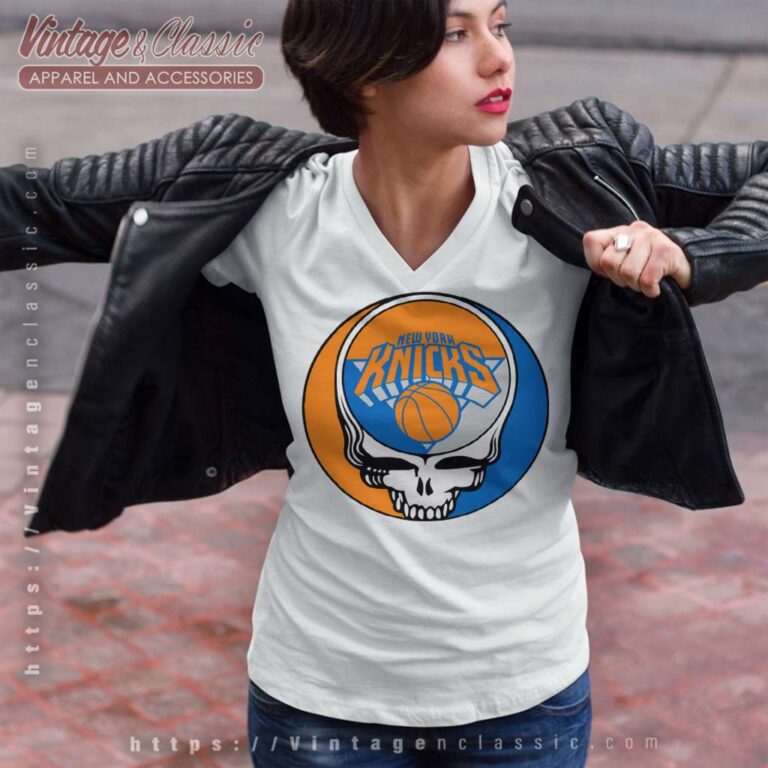 Steal Your Face New York Knicks V Neck TShirt Steal Your Face New York Knicks V Neck TShirt