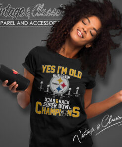 Steelers Back To Back Super Bowl Champions Women T Shirt