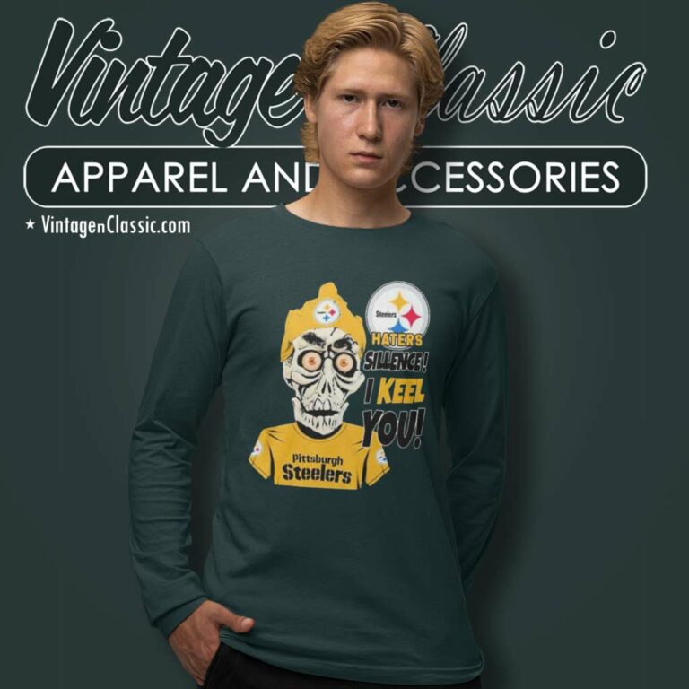 Steelers Jeff Dunham Haters Silence I Keel You Long Sleeve Tee Steelers Jeff Dunham Haters Silence I Keel You Long Sleeve Tee