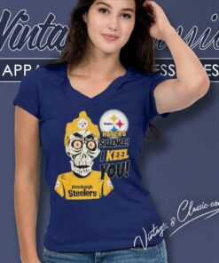 Steelers Jeff Dunham Haters Silence I Keel You V Neck TShirt