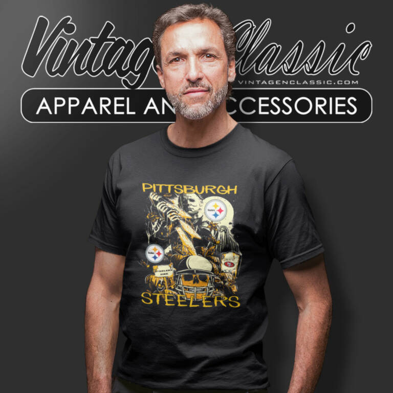 Steelers Michael Myers Halloween Vintage T Shirt Steelers Michael Myers Halloween Vintage T Shirt