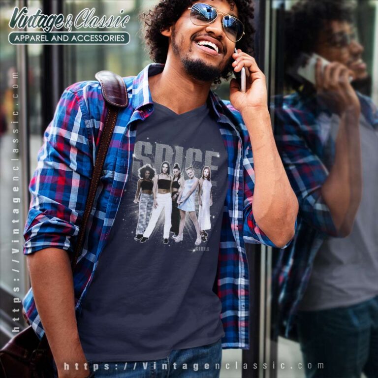 Step To Me Spice Girls V Neck TShirt Step To Me Spice Girls V Neck TShirt