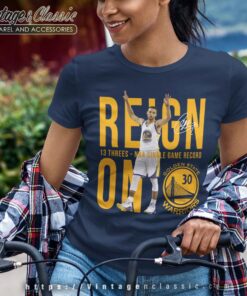 Stephen Curry 3 Point Leader Navy T Shirt