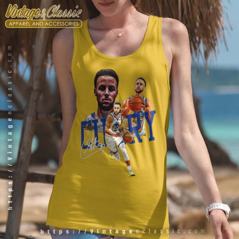 Stephen Curry 30 Golden State Warriors Signature Tank Top Stephen Curry 30 Golden State Warriors Signature Tank Top