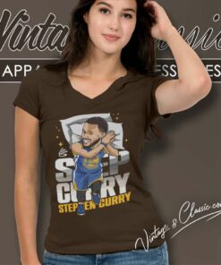 Stephen Curry Golden State Basketball V Neck TShirt